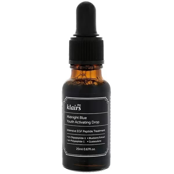 Сыворотка для лица ночная антивозрастная Dear, Klairs Midnight Blue Youth Activating Drop, 20 мл — фото 2