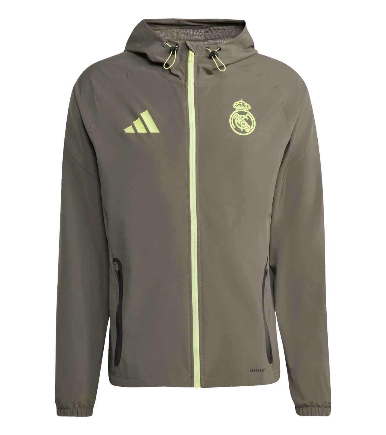 Мужская спортивная куртка с капюшоном Adidas, серый