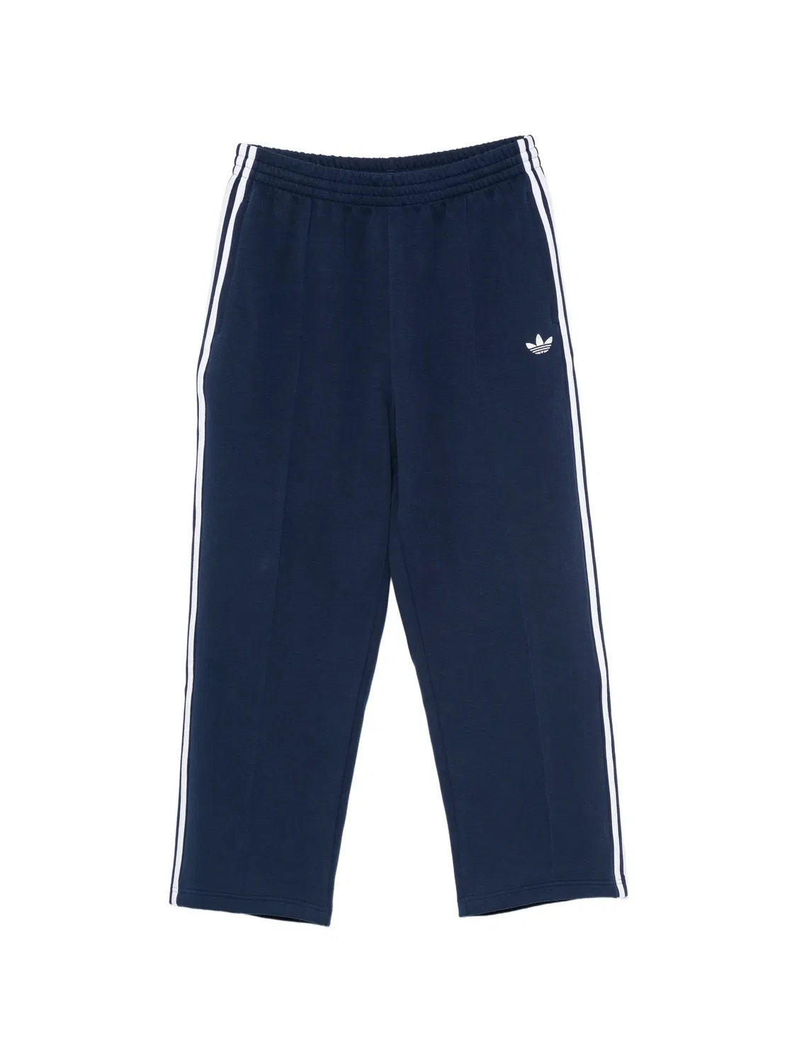 Трековые штаны с боковой полосой, синие Adidas, синий