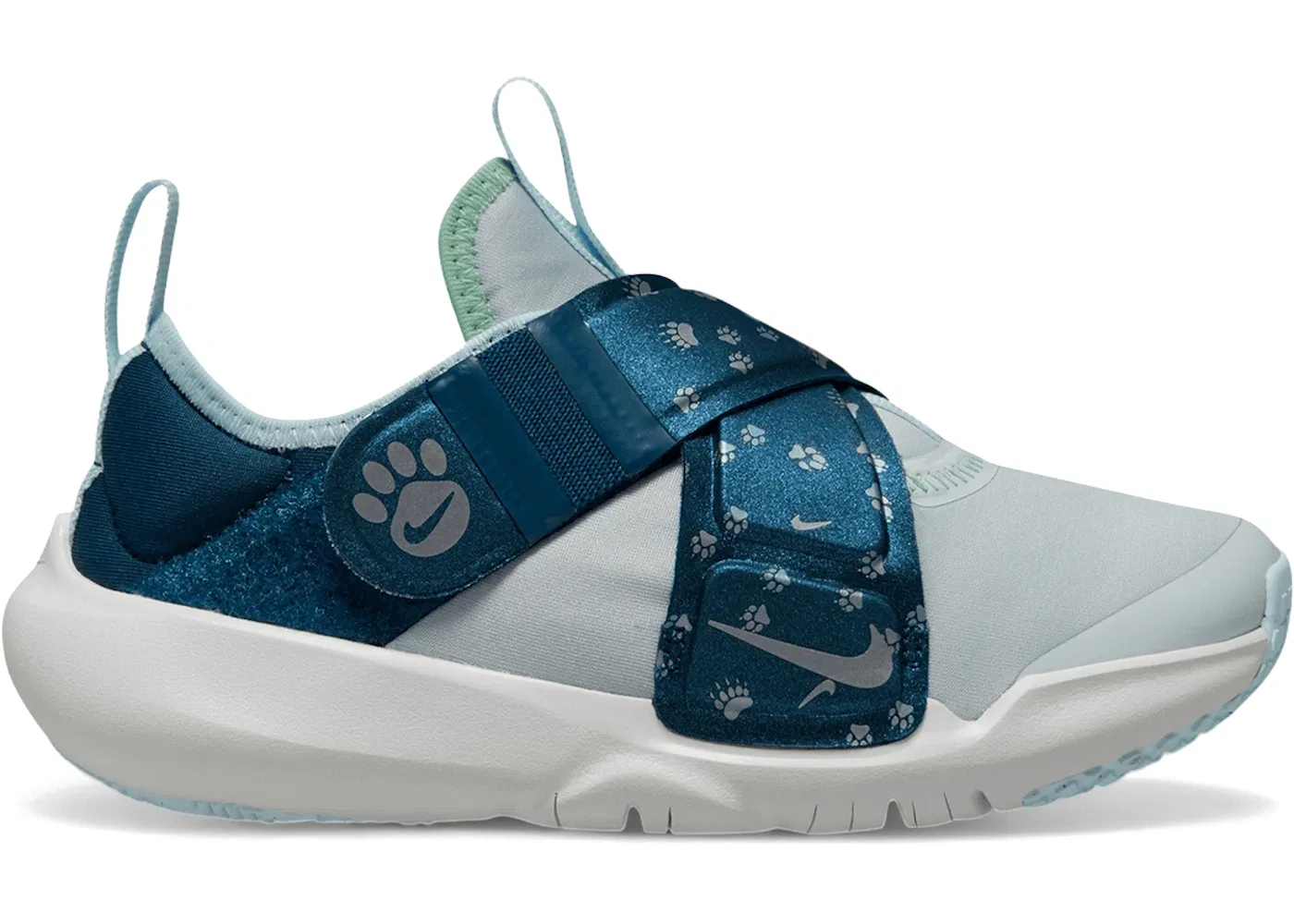 Детские кроссовки Lifestyle Nike Flex Advance SE, Pure Platinum/Valerian Blue/Glacier Blue/Metallic Silver