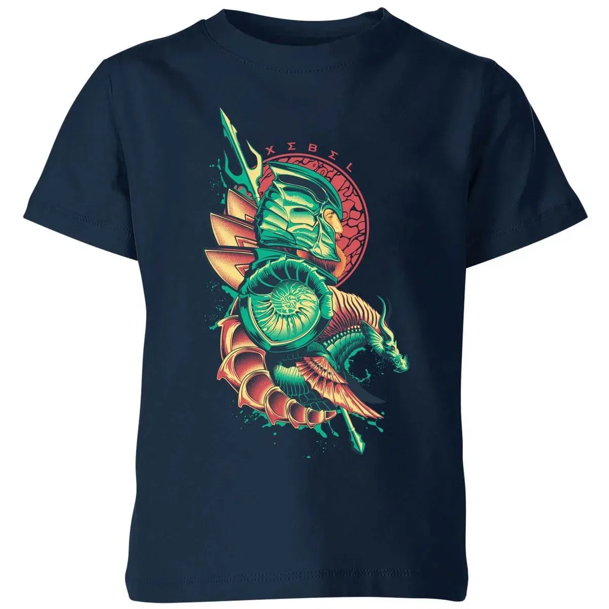 Детская футболка Aquaman Xebel Dc Comics, Navy