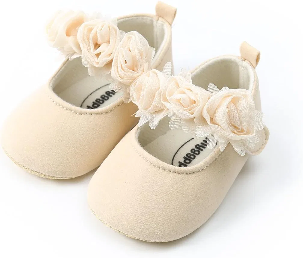 Детские туфли Мэри Джейн для девочек HsdsBebe, Cotton Khaki