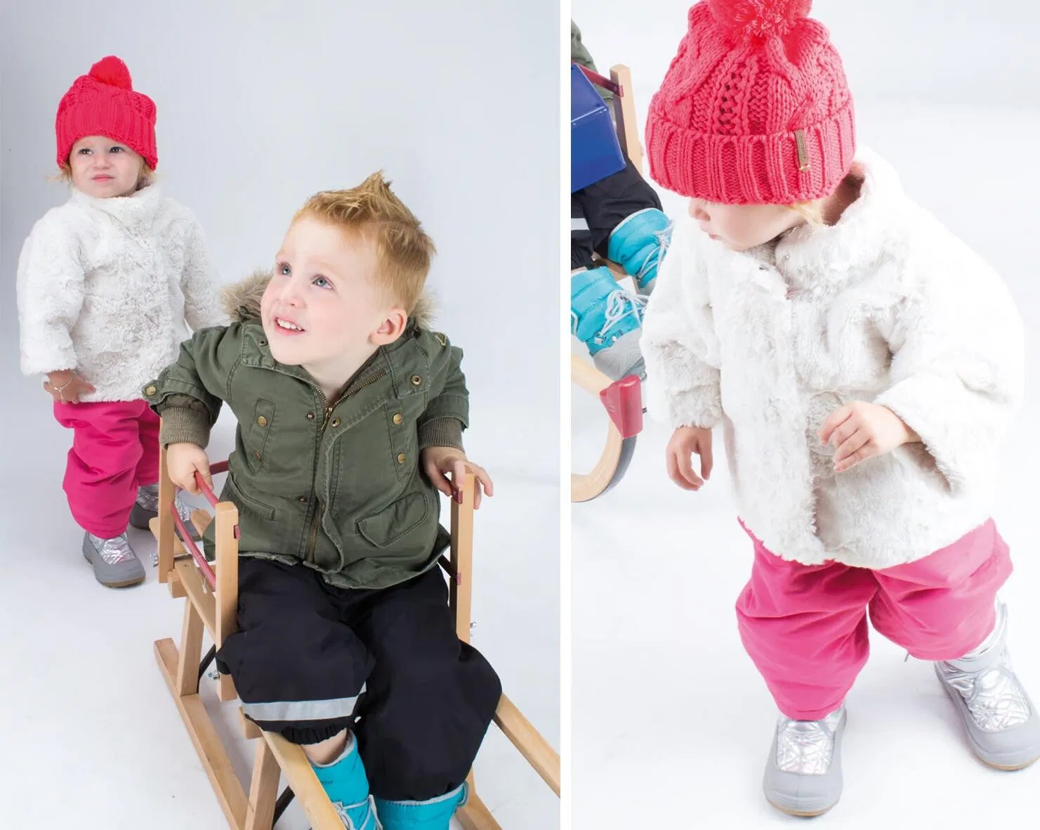 Детские зимние сапоги с принтом Quilt Bieber Winter-Grip, Цвет: Silber — фото 4