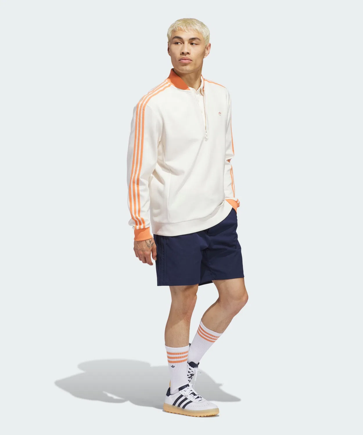 Мужской свитшот с длинным рукавом Original Golf 3st HZ Adidas, White — фото 4