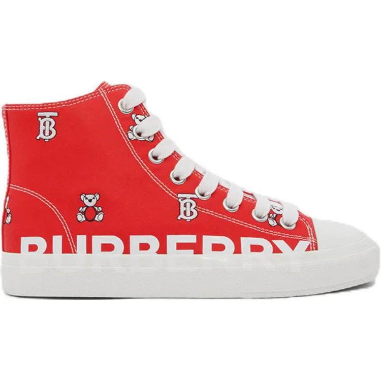 Детские кроссовки для скейтбординга с вышивкой Thomas Burberry, Burberry, Red White — фото 3