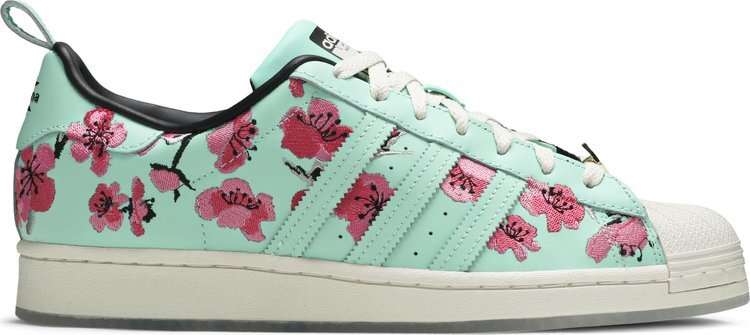 Кроссовки Adidas Arizona x Superstar 'Green Tea With Ginseng And Honey', зеленый — фото 2