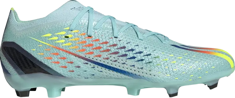 Бутсы Adidas X Speedportal.2 FG 'Al Rihla Pack - Clear Aqua', синий — фото 2