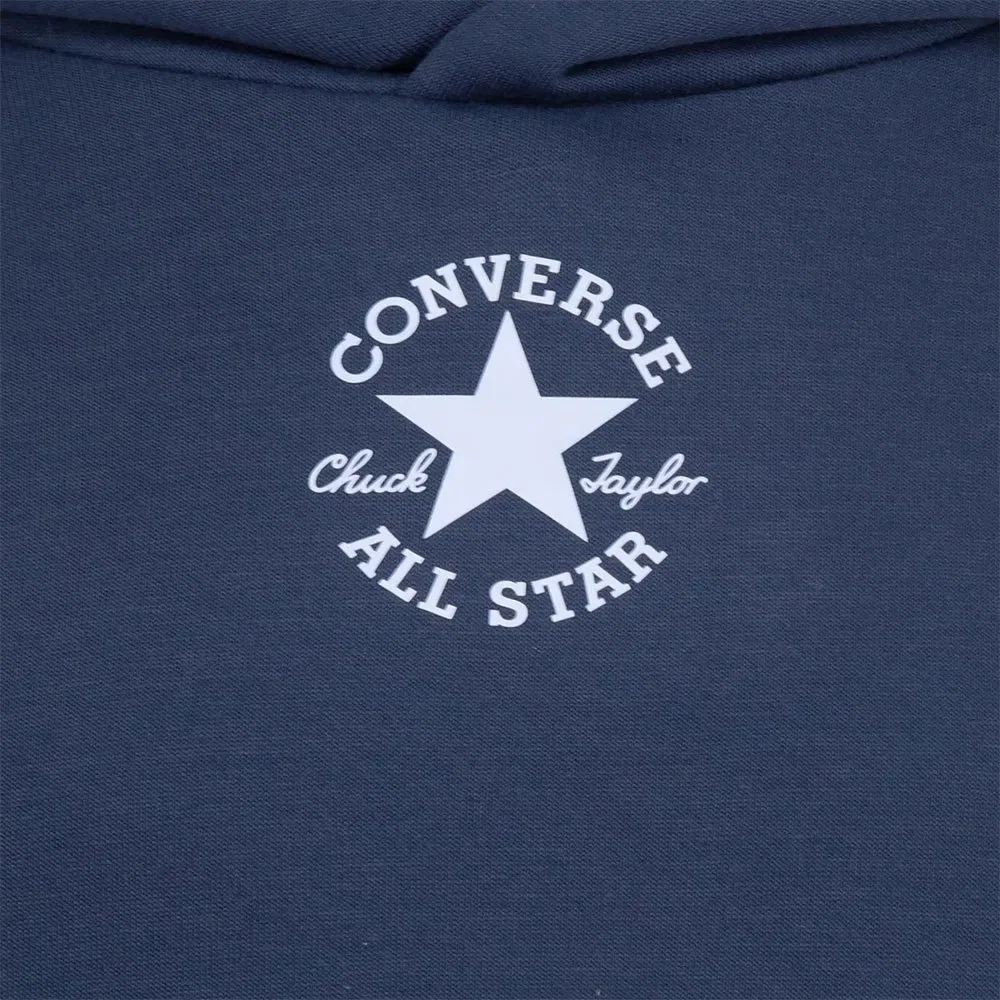 Детское худи для мальчиков Sustainable Core Po Converse kids, Blue — фото 3