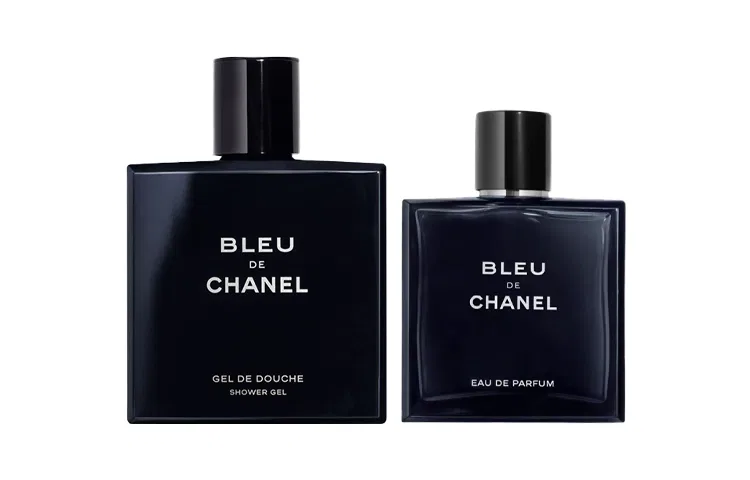 Мужской набор для душа и парфюма Cerulean Men's Shower Gel 200ml + Eau De Parfum 100ml CHANEL, Blue — фото 2