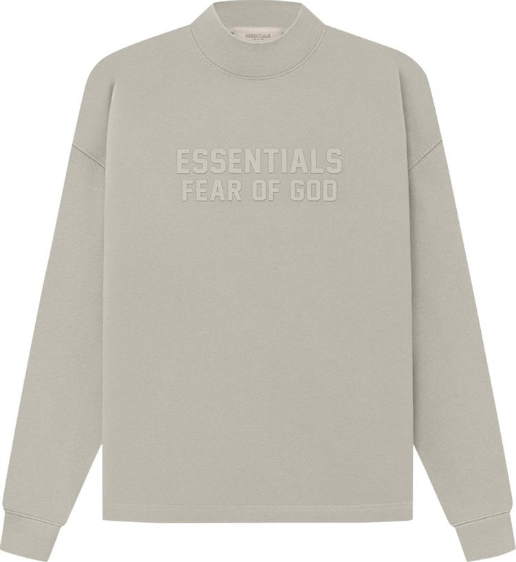 

Толстовка Fear of God Essentials Relaxed Crewneck 'Seal', серый