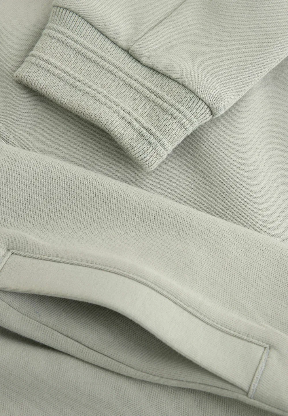 Куртка-Бомбер классического кроя - стильная толстовка на молнии Next, Soft Green Interlock — фото 3