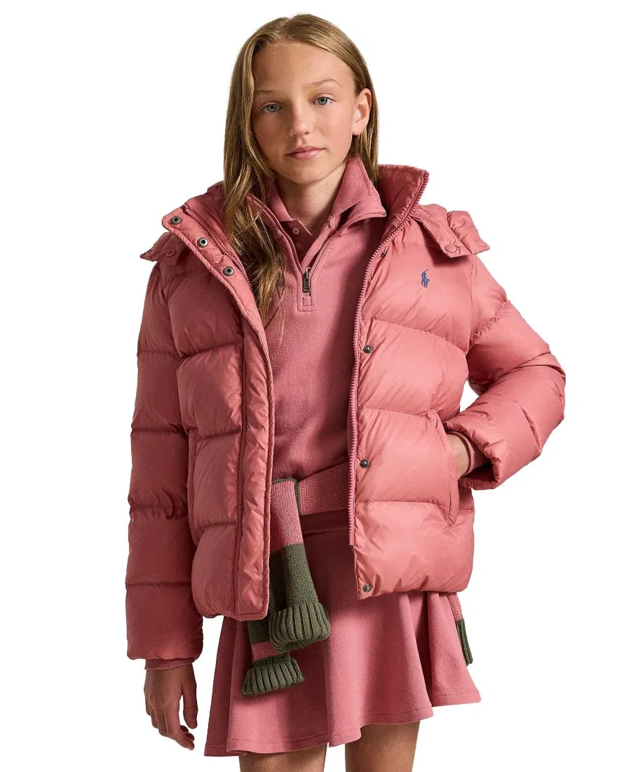 Детская куртка с капюшоном Polo Ralph Lauren, Canvas Pink