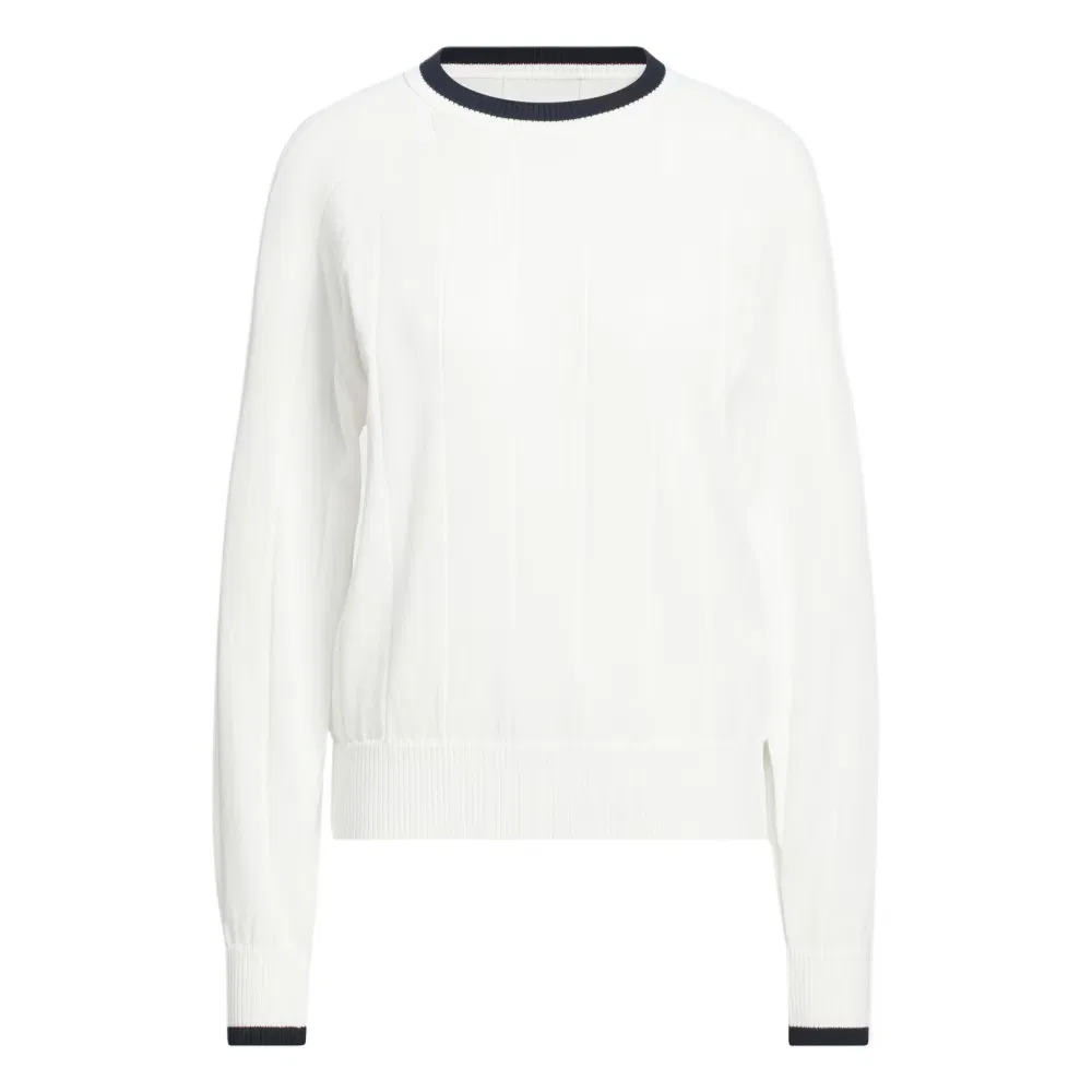 Женский свитер с круглым вырезом, прямой крой Ultimate365, Adidas, White