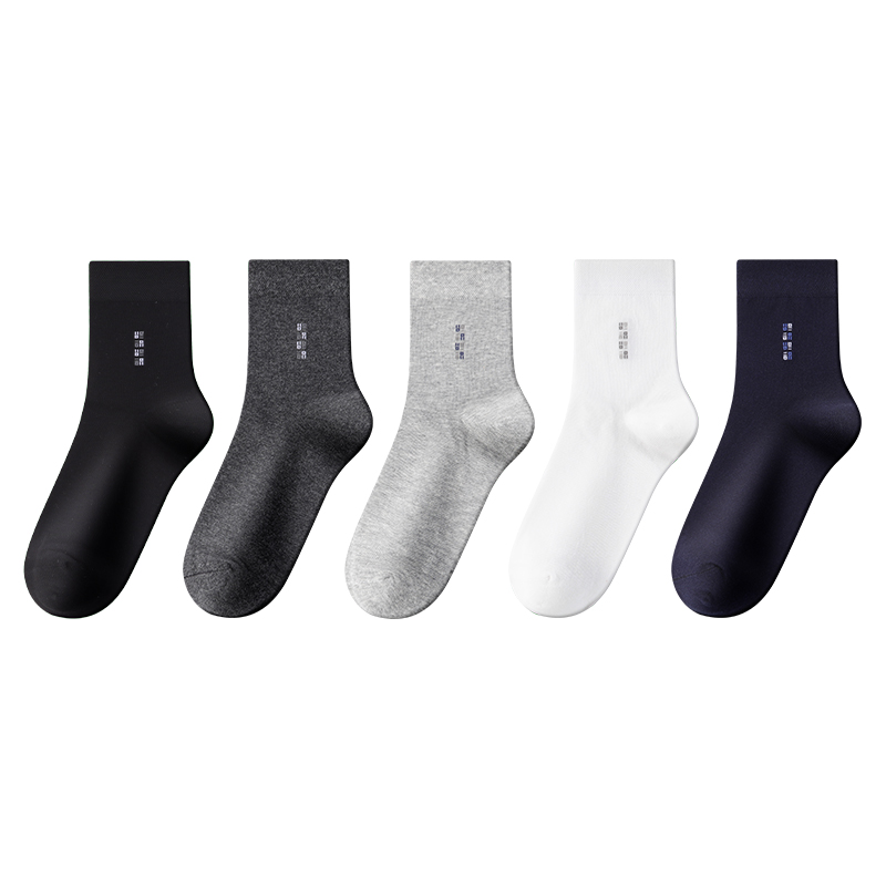 

Носки Warrior до середины голени мужские, 5 пар, Black, Dark Heather Gray, Light Heather Gray, White, Navy Blue[5 Pack]