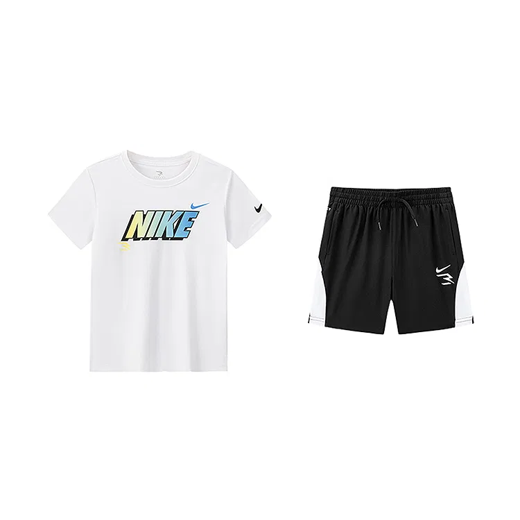 Спортивная повседневная футболка Dri Fit Kids' Nike, Blue Ice — фото 4