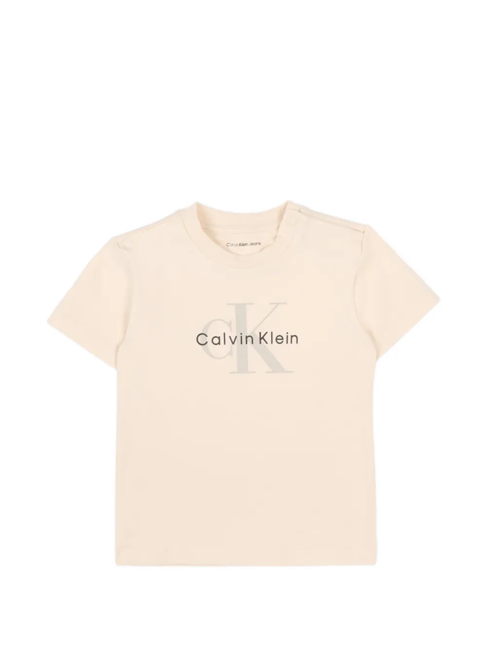 Спортивные костюмы с логотипом (комплект из трех предметов) Calvin Klein Kids, бежевый — фото 4