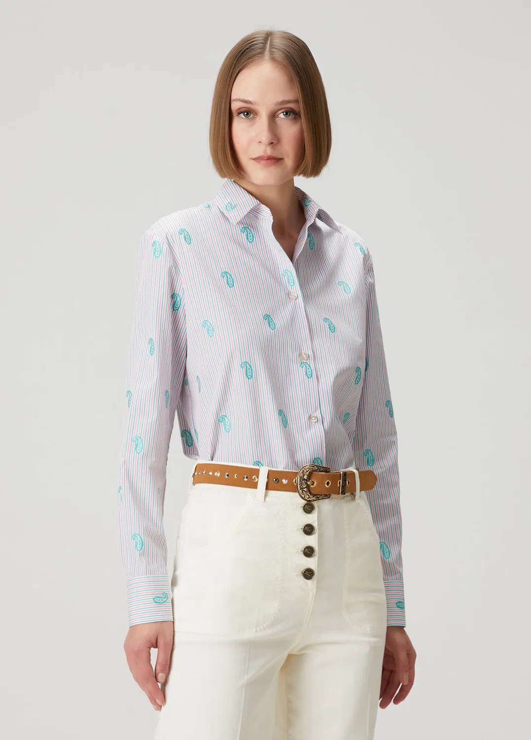 Блуза Etro, разноцветная