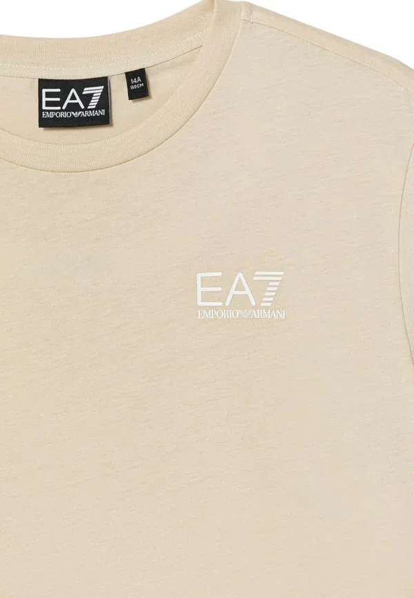 Спортивная футболка Ea7 Emporio Armani, бежевый — фото 3