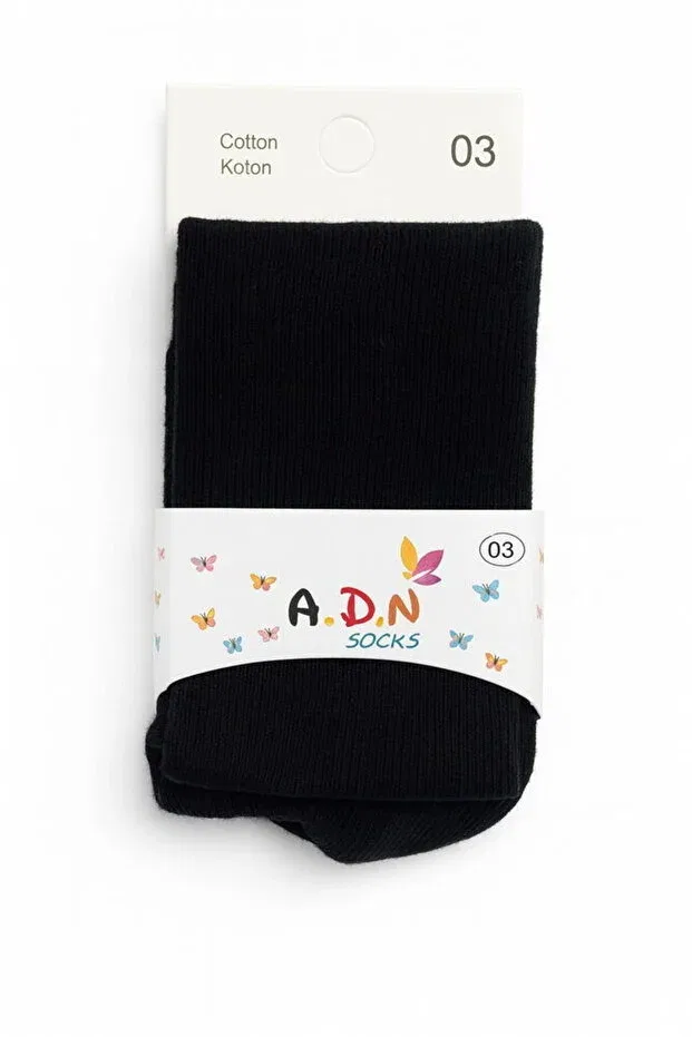 Детские колготки однотонные Twobeys, Black