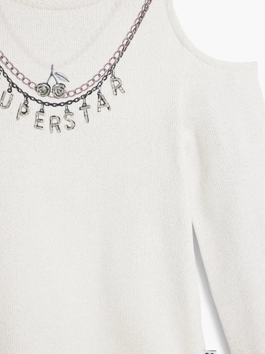 Топ Desigual белого цвета — фото 4