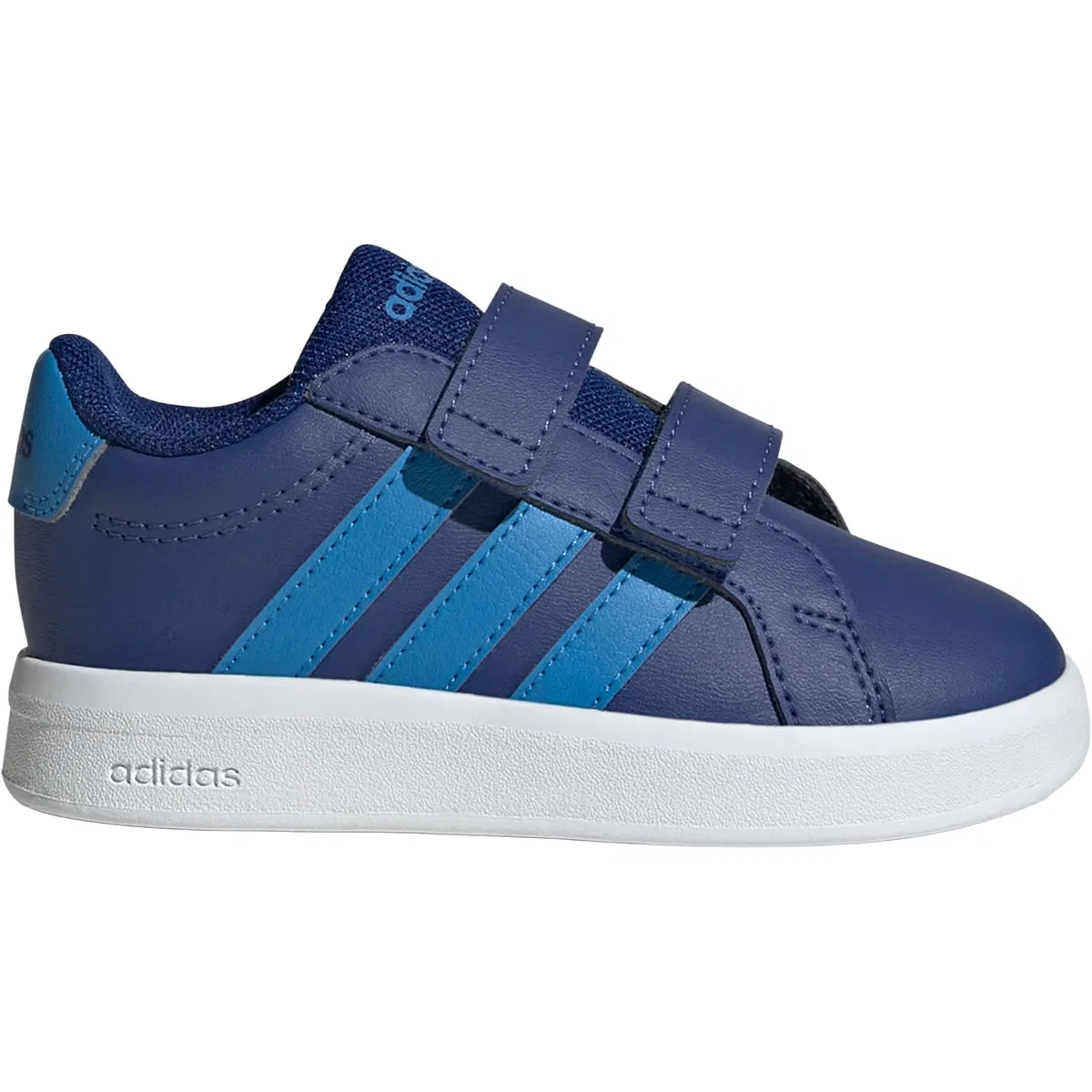 Детские кроссовки для мальчиков повседневные Grand Court 3.0 CF Toddlers Adidas, Mystery Ink Lucid Razzle Blue Mystery Ink