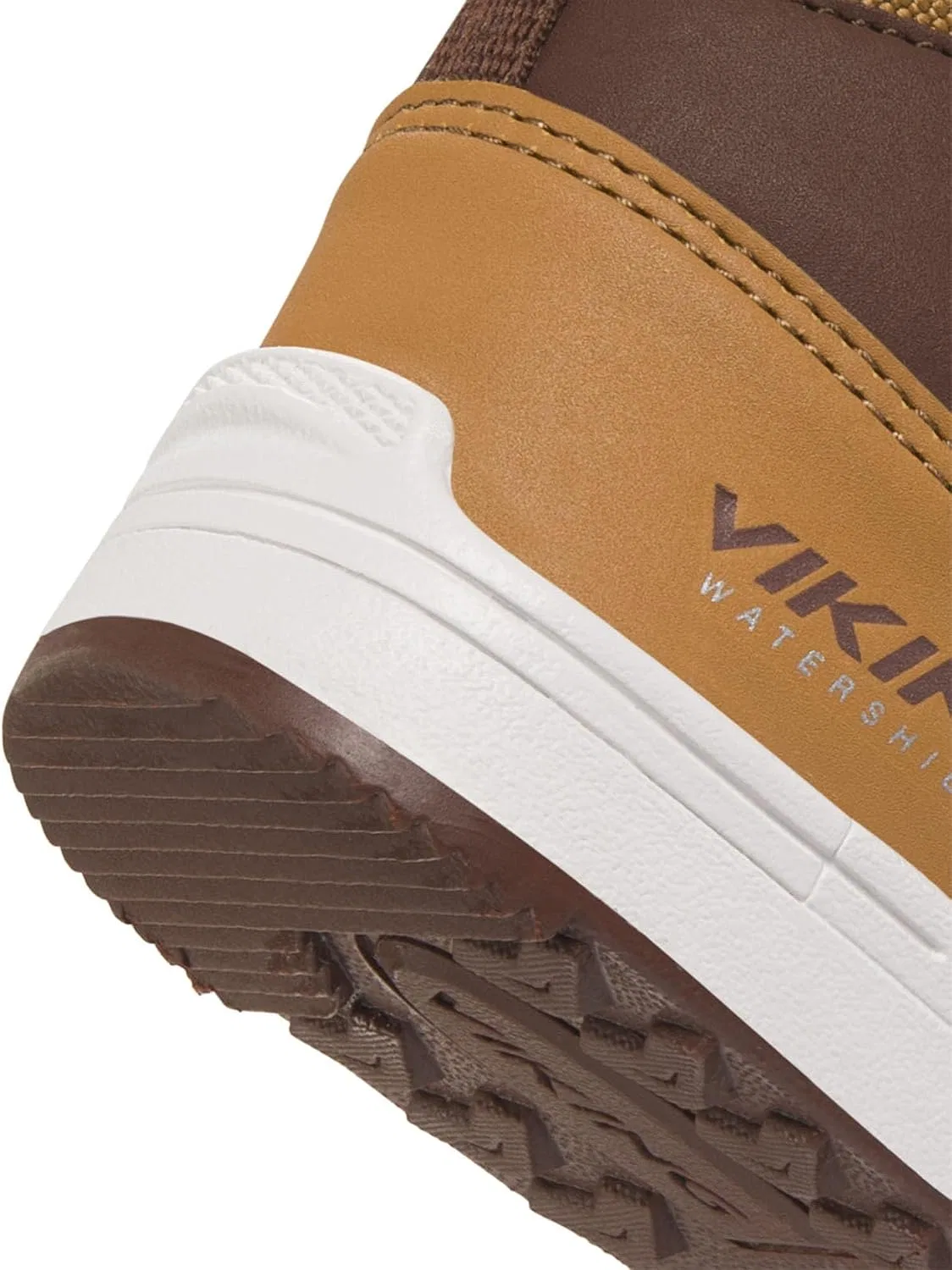 Детские ботинки утепленные водонепроницаемые Lucas Mid Warm Wp VIKING, Light Brown — фото 3