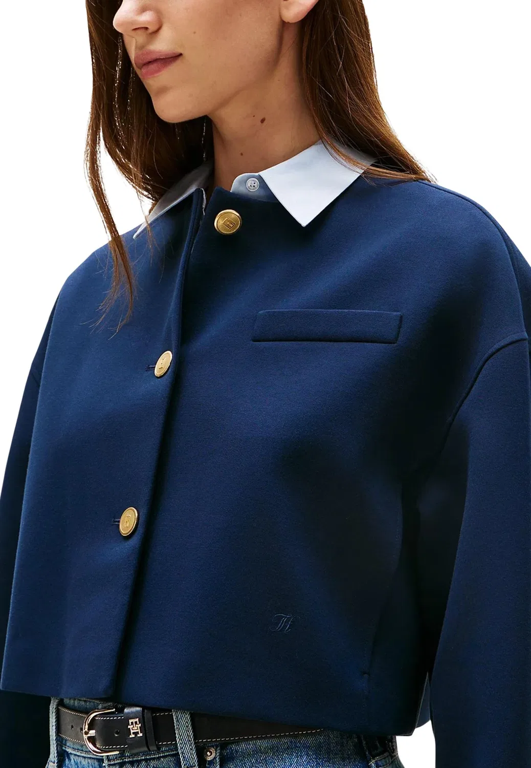 Женский жакет с длинным рукавом Tommy Hilfiger, Blue — фото 3