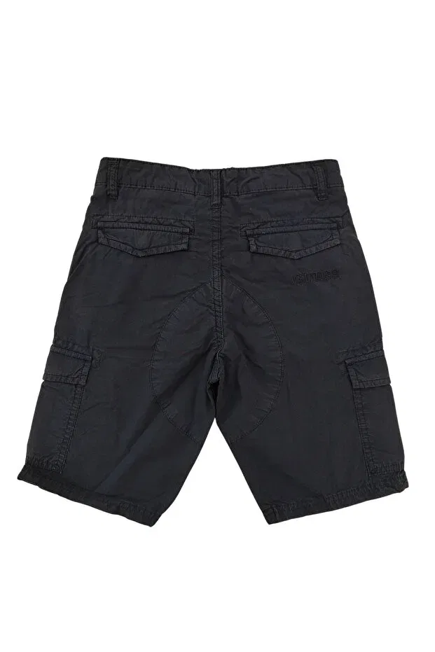 Детские шорты для мальчиков хлопковые Guess, Navy Blue — фото 2