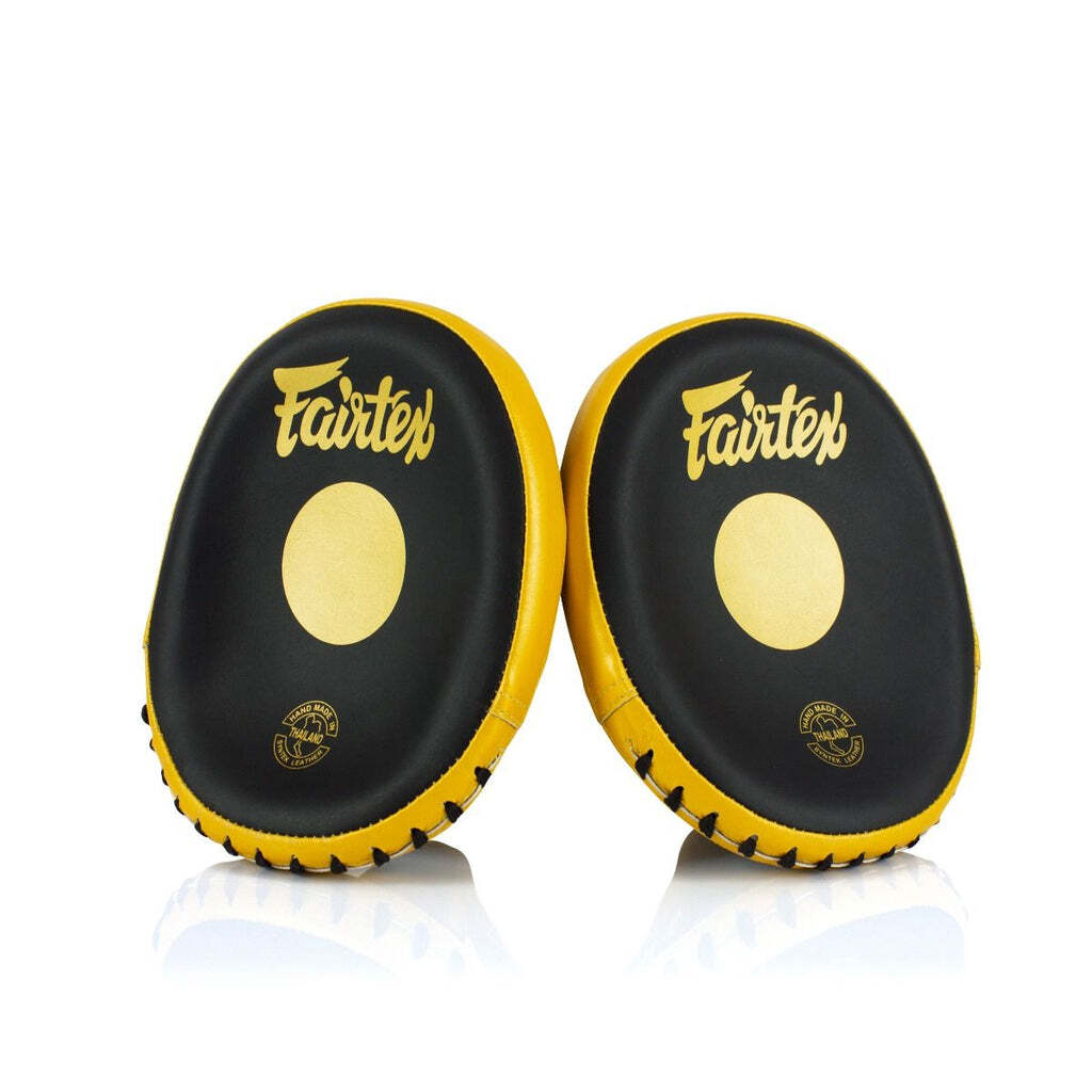 

Лапы боксерские Fairtex FMV-15, черный/желтый
