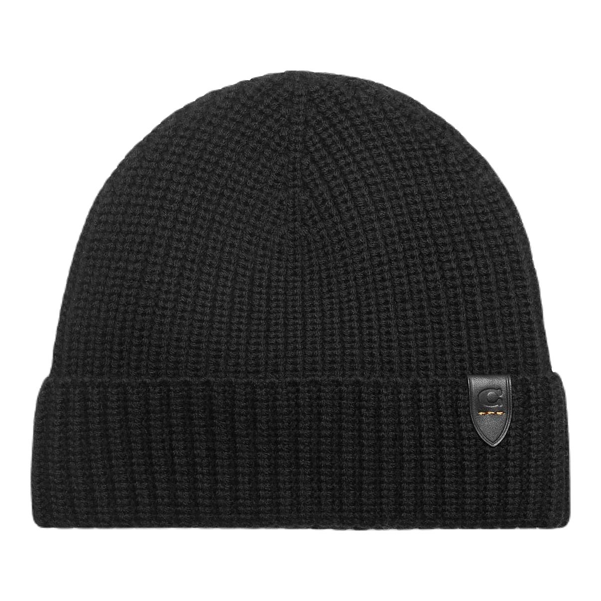

Шапка Coach Outlet Rib Knit Merino Wool, черный