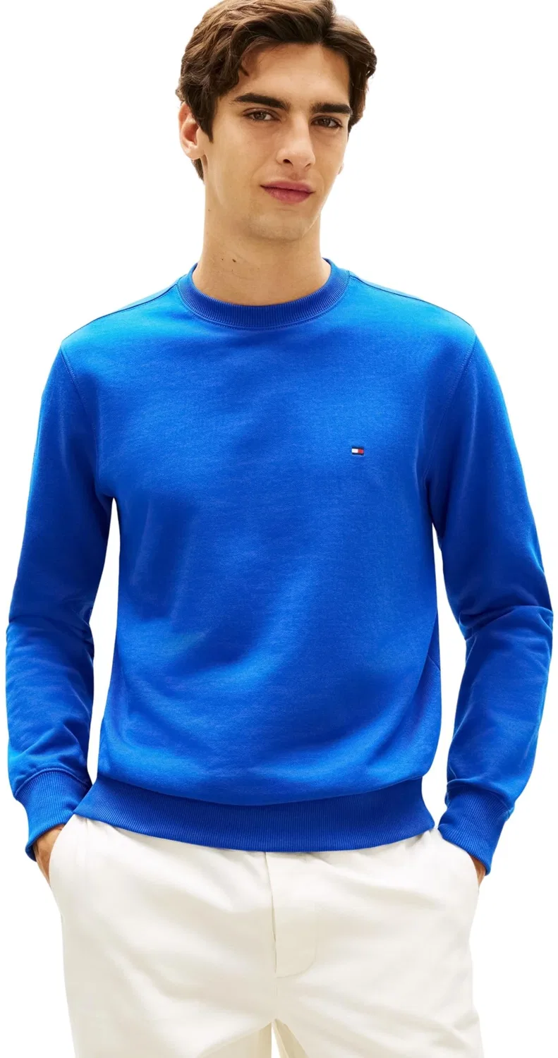 Мужской свитшот из махровой ткани Essential Terry, Breezy Blue, Tommy Hilfiger, Regal Blue