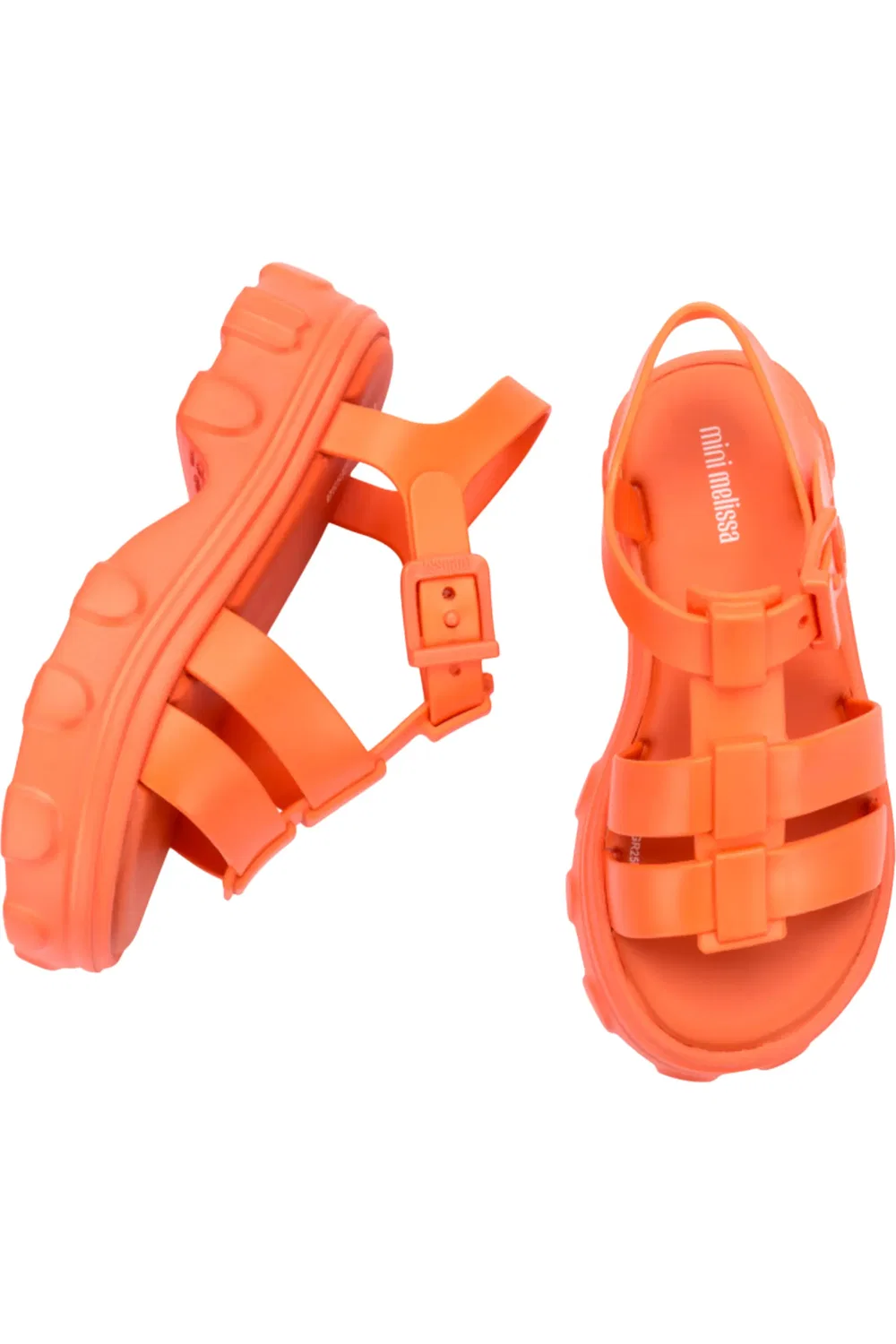 Детские сандалии платформа ароматизированные Ella Mini Melissa, Orange — фото 3