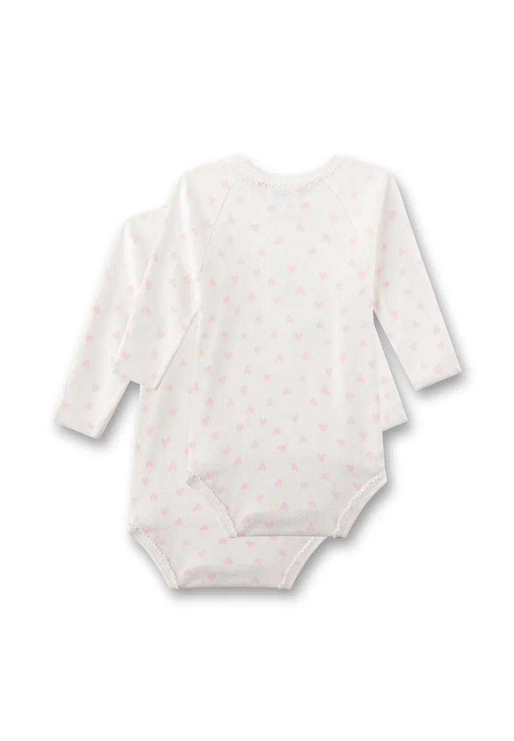 Baby-Wickelbody (doppelpack) Вайс Герцхен - боди Sanetta, Beige — фото 2