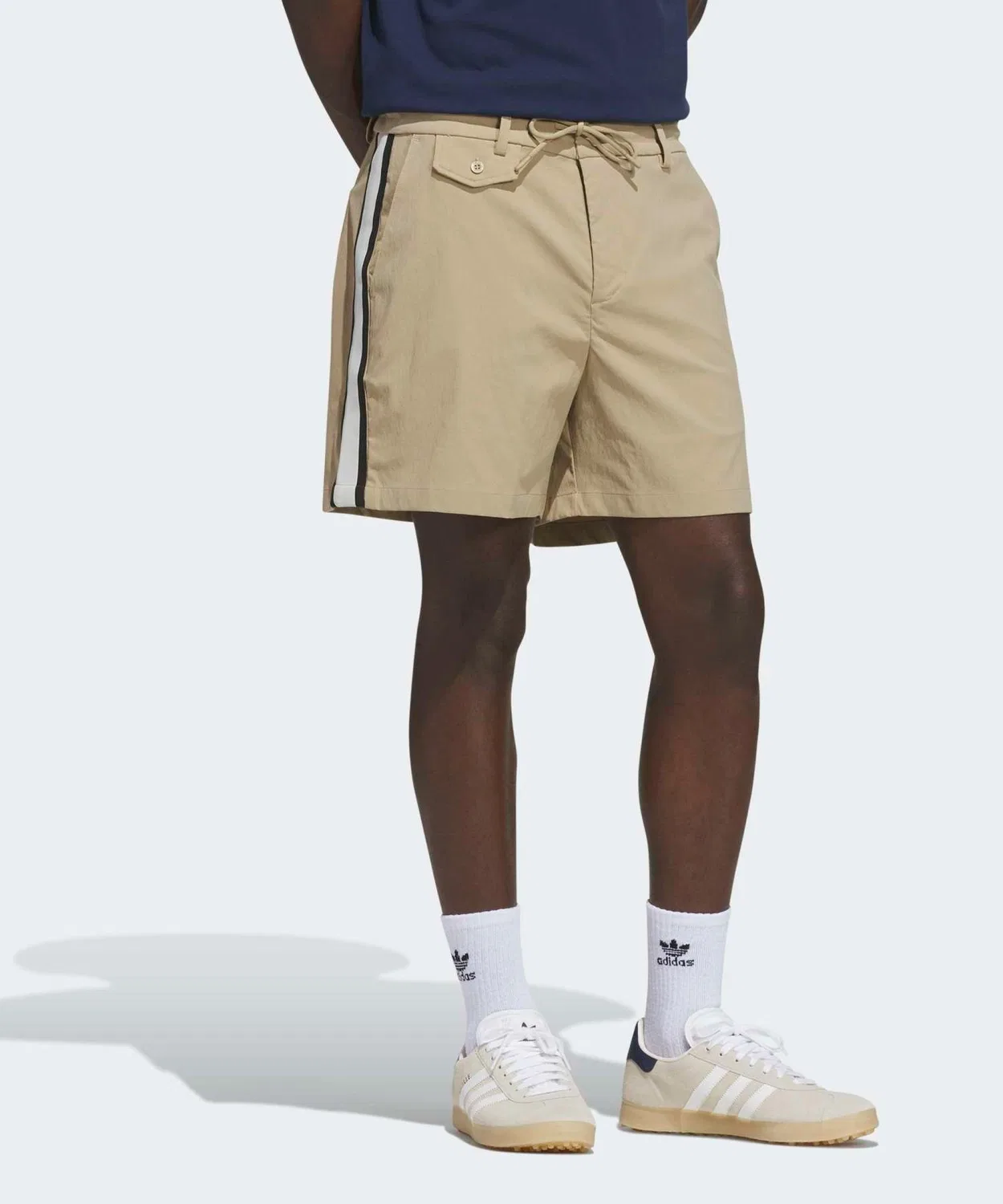 Мужские шорты с регулируемым поясом, модель Original Summer Shorts, Adidas, Beige