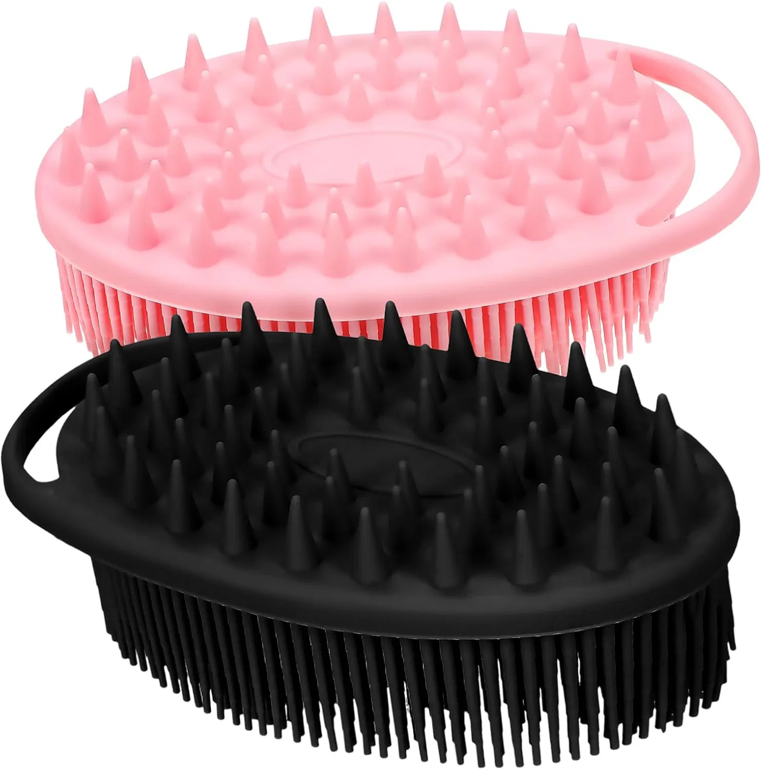 Щетка для тела Housoutil Silicone Body Brush, 13.3x7.8x4.2 см, Black