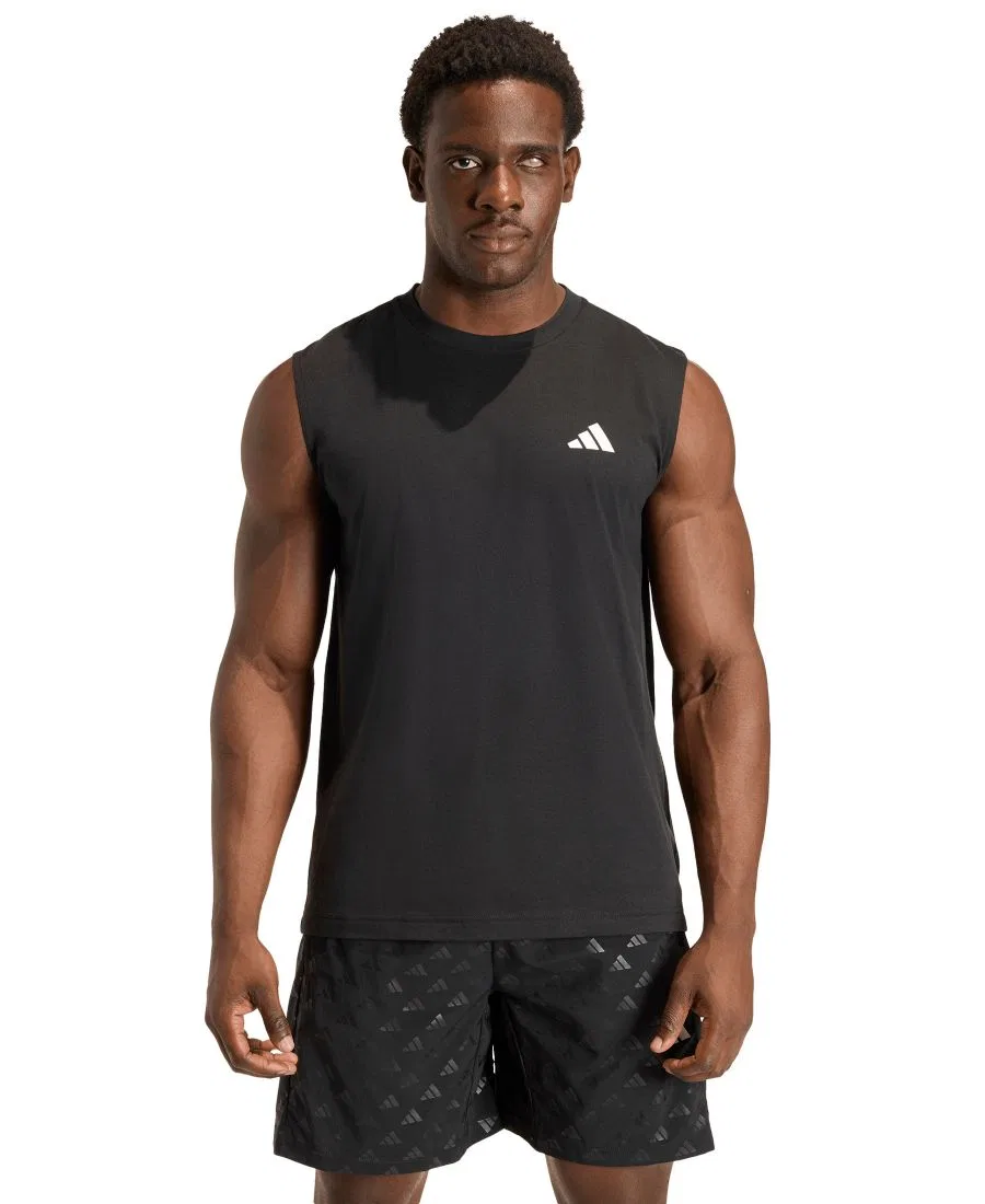 Мужская майка без рукавов с технологией climacool adidas, Black
