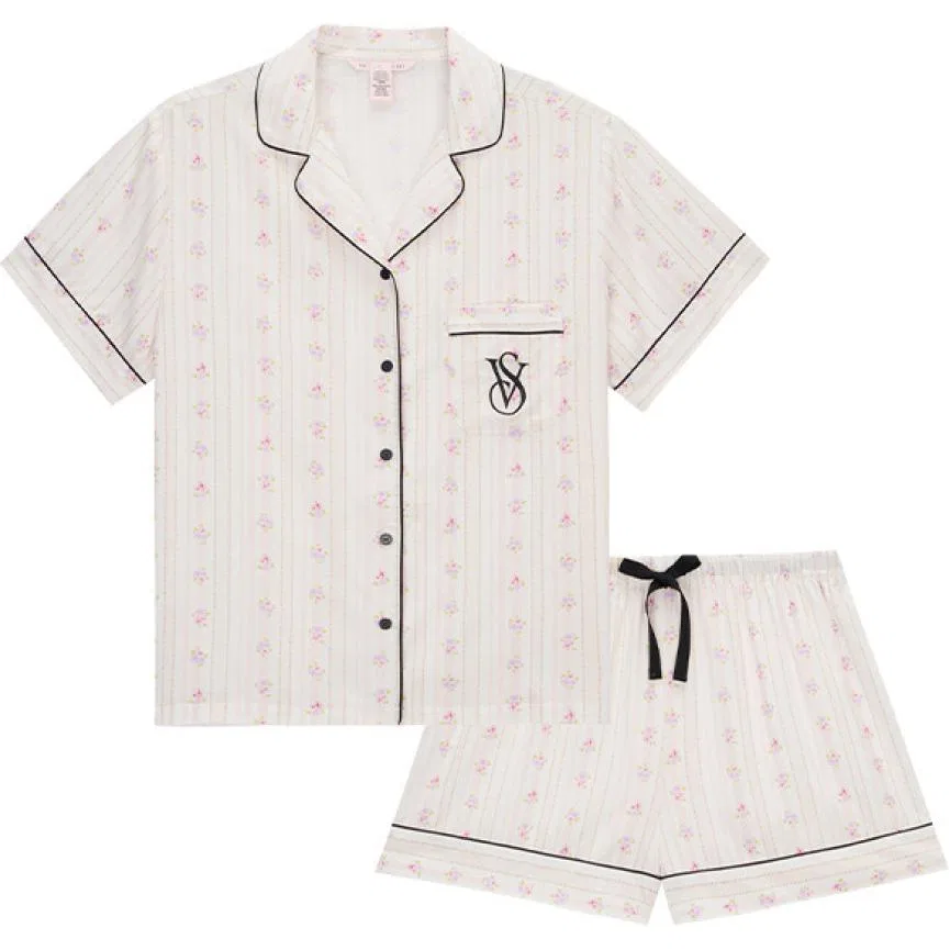 Женская пижама с цветочным принтом Victoria's Secret, Light Pink Floral — фото 4