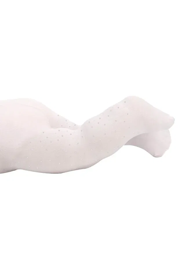Детские колготки с горошком Новорожденные Çorapevi, White