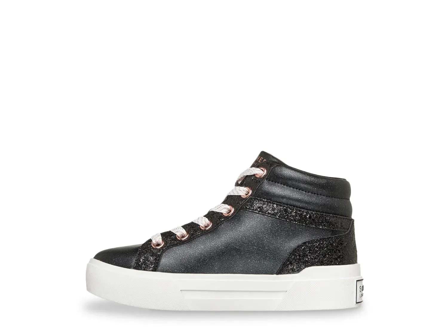 Кроссовки высокие Aura LX, детские, Skechers, черный — фото 3