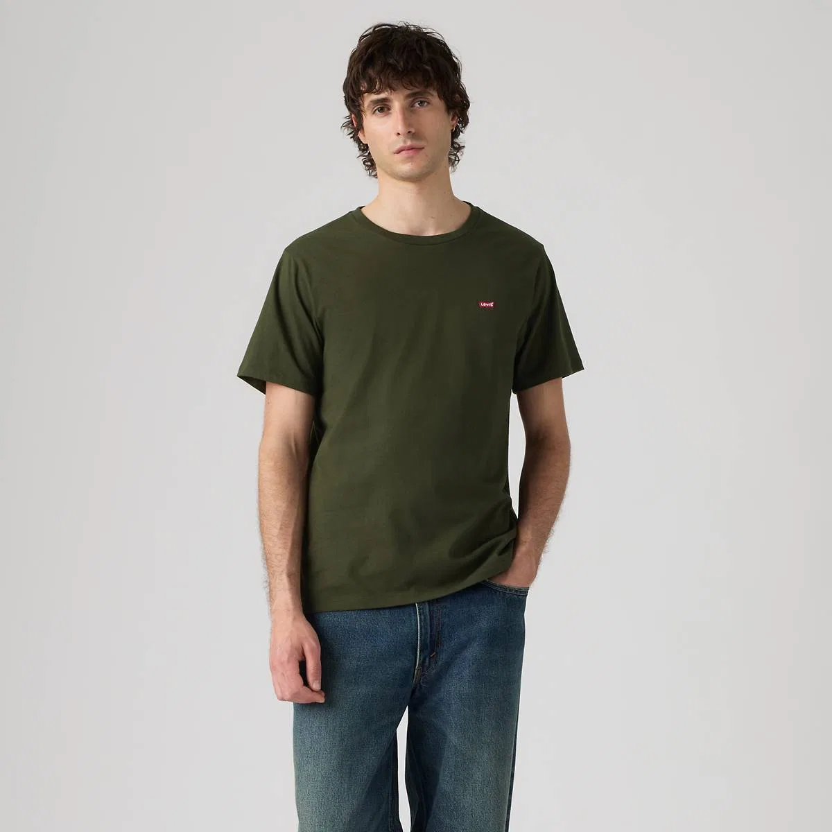 Классическая фирменная футболка Levi's, Rosin - Black — фото 3
