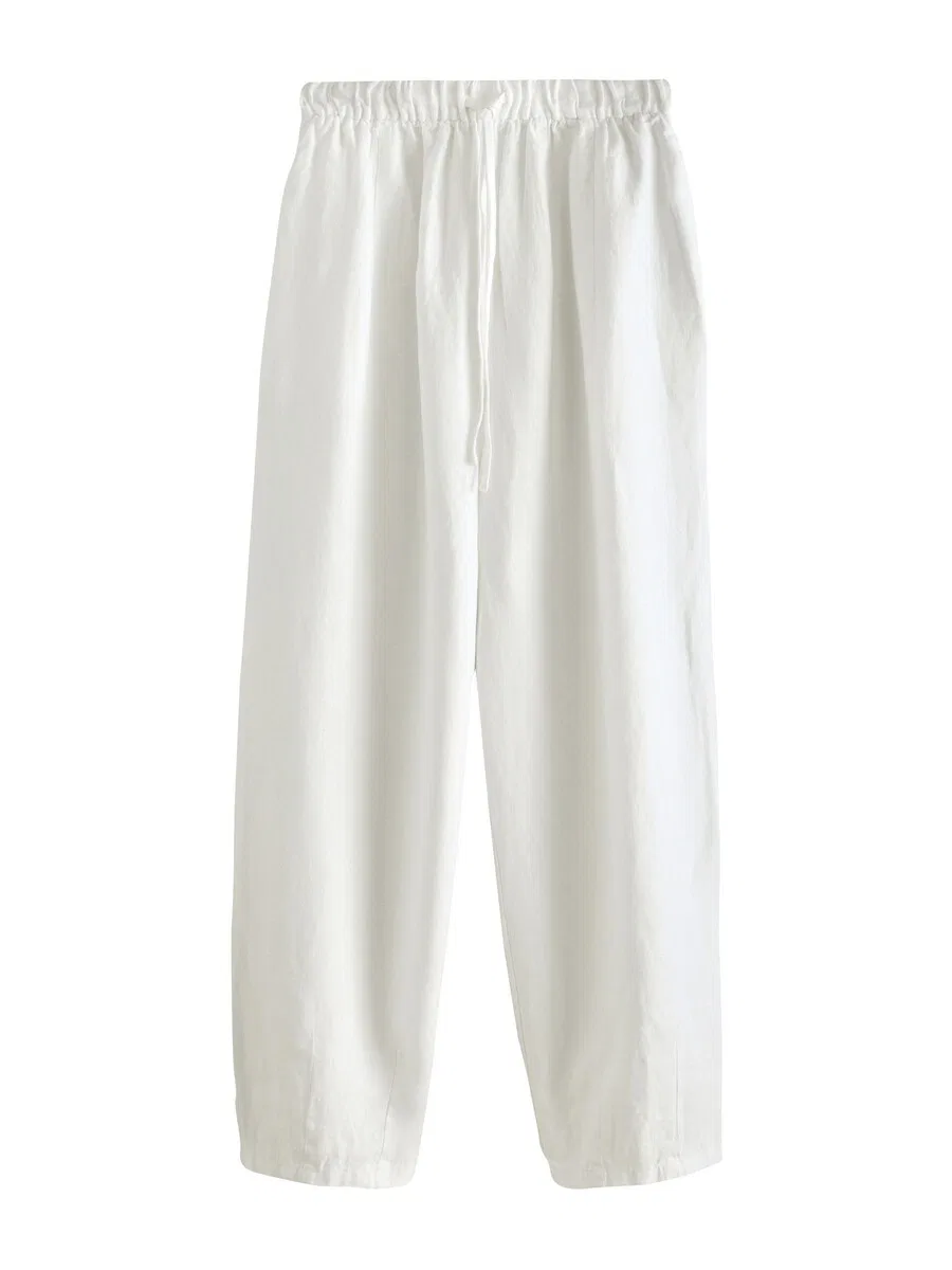 Брюки Next Barrel Pants 'N. Premium' белого цвета