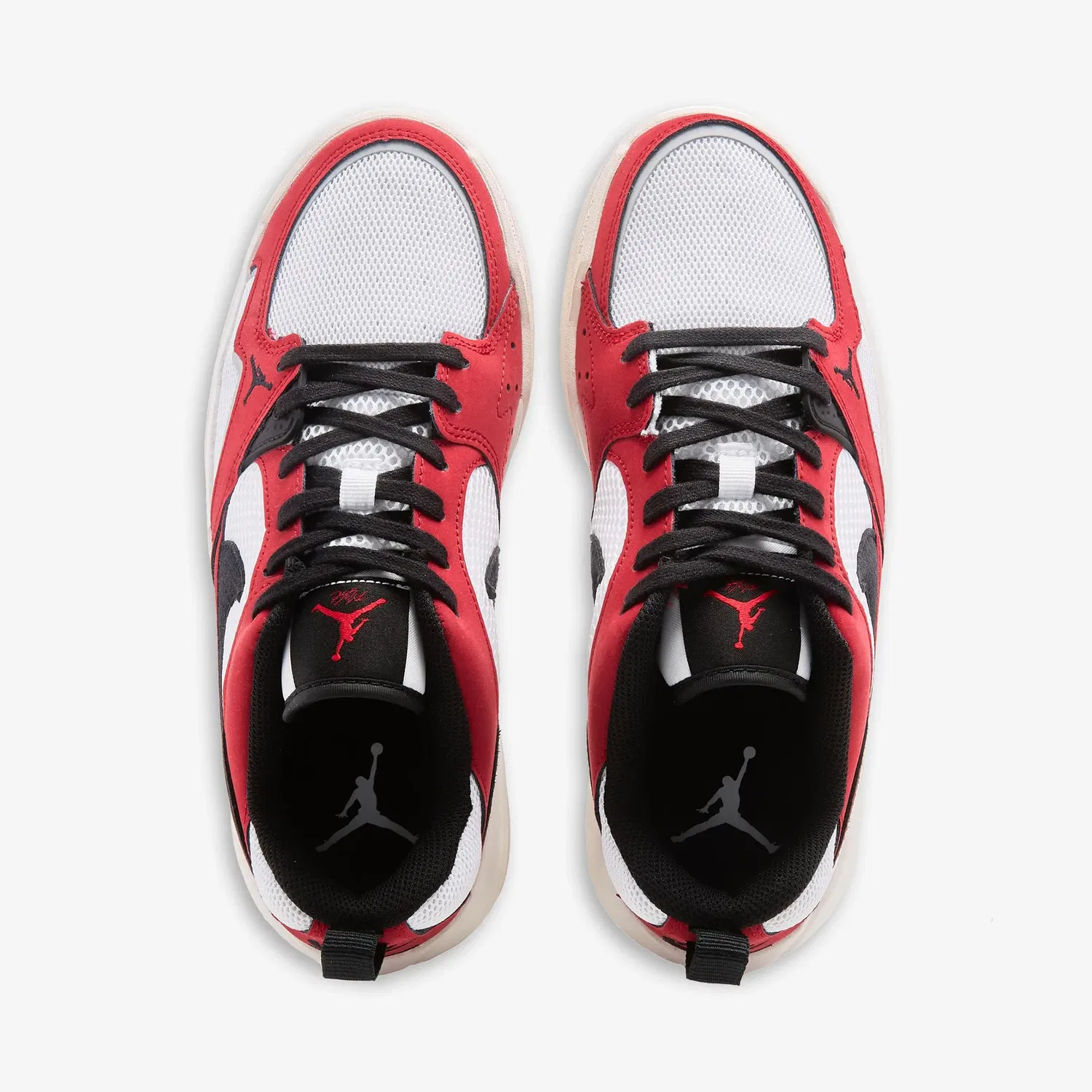 Детские низкие кроссовки CMFT Era Jordan, White/Red/Black — фото 3