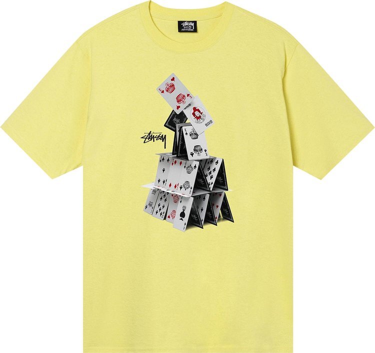 

Футболка Stussy House Of Cards Tee 'Yellow', желтый
