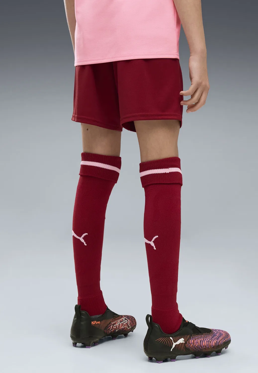 Спортивные шорты Valencia CF 26/27 унисекс Puma, Intense Red-Pink Lilac — фото 3