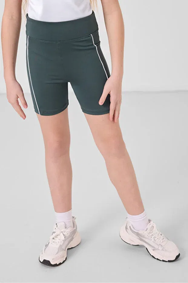 Детские леггинсы для девочек базовые Tommy Life, Forest Green