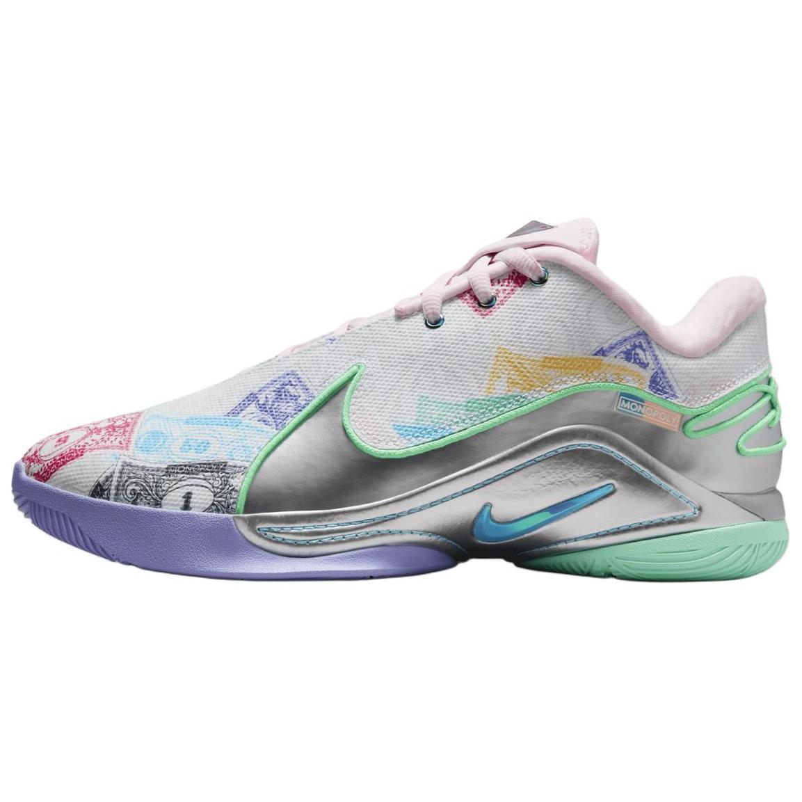 

Кроссовки LeBron 22 Ep 'Monopoly' Nike, белый/зеленый/розовый/синий