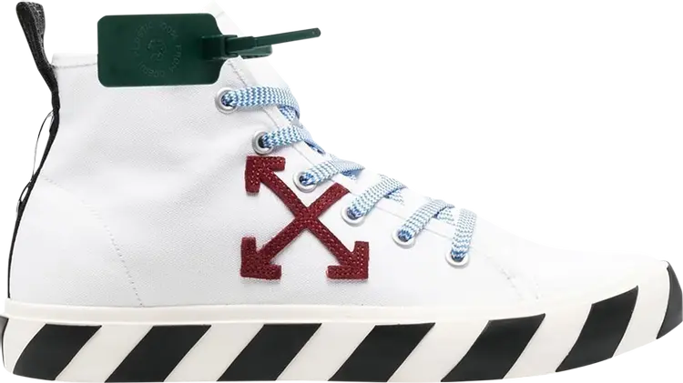 

Кроссовки Off-White Vulc Sneaker Mid White Burgundy, белый