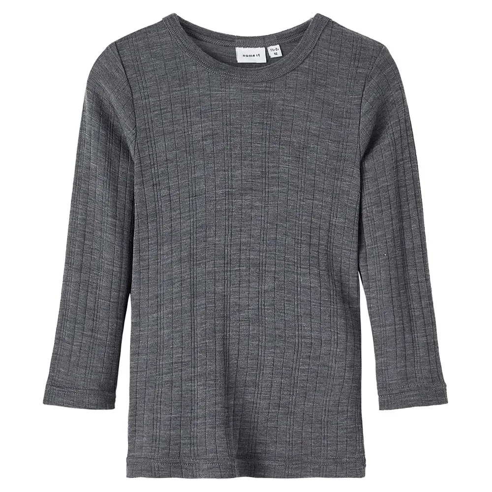 Футболка с длинным рукавом Wang Name It, серый