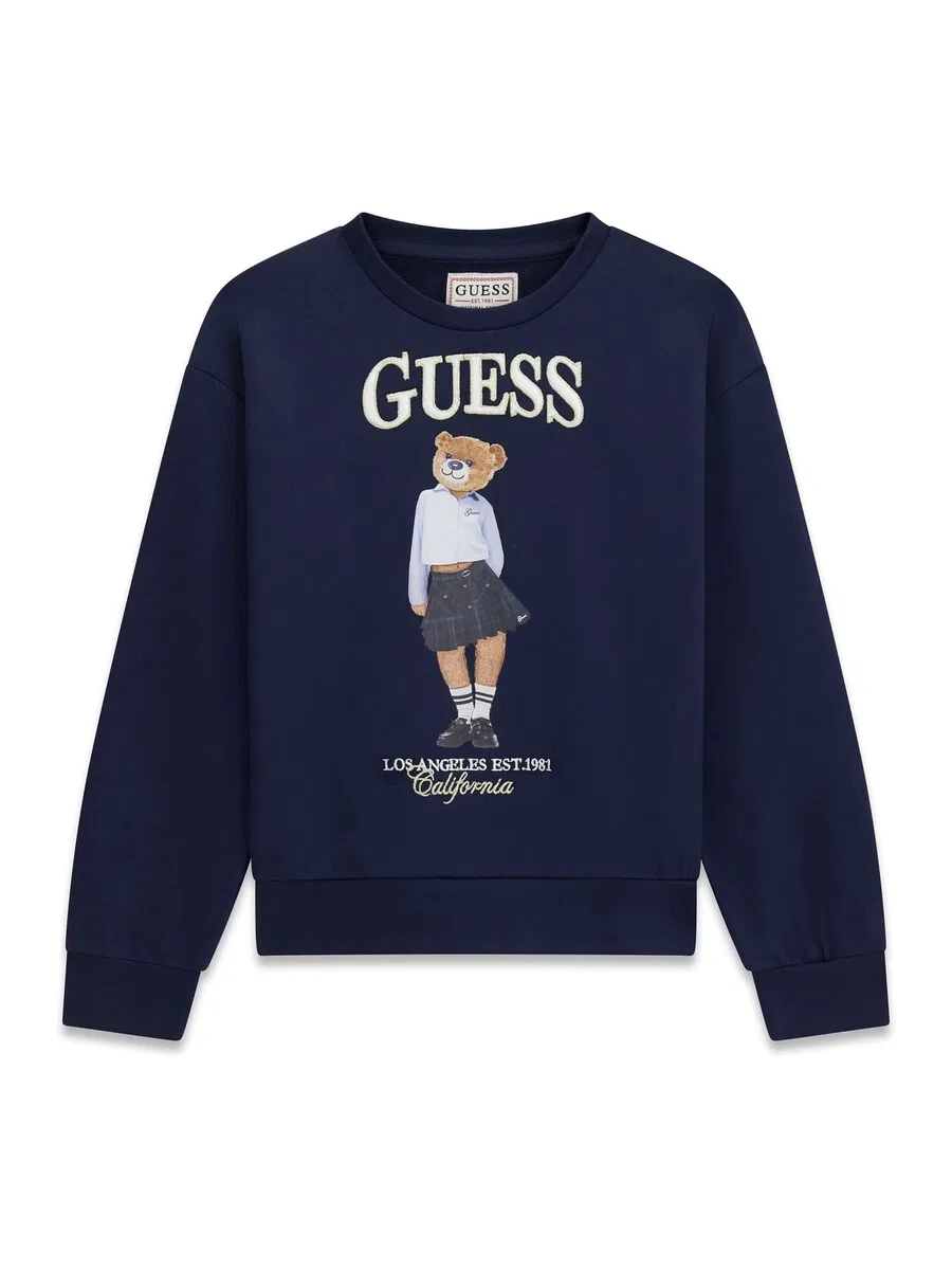 Толстовка GUESS темно-синего цвета