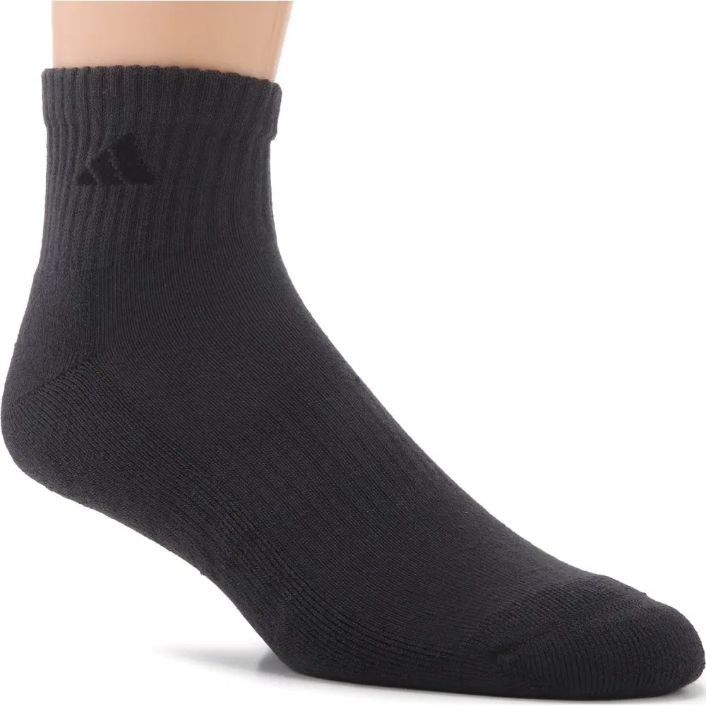 Мужские спортивные носки до щиколотки комплект из 6 пар Adidas, White/Alumina Beige/Grey — фото 2
